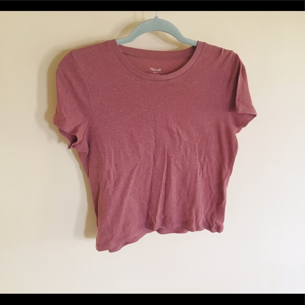 Linen blend Madewell tee